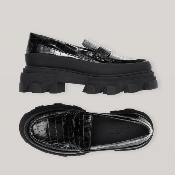 Ganni | Shoes | Ganni Belly Croc 